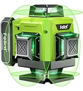 Amazon | FELLAT レーザー墨出し器 グリーンレーザー 4x360° フル